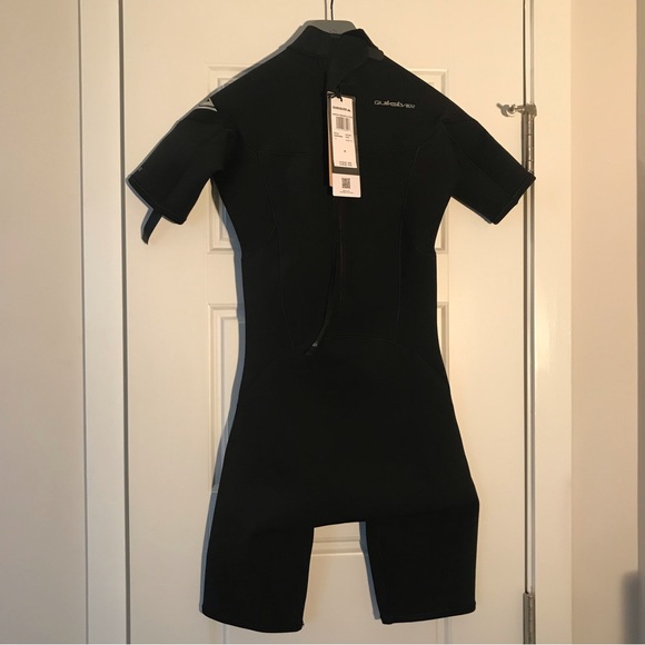 Quiksilver 2/2mm Everyday Sessions Short Sleeve Back Zip Springsuit - Picture 2 of 4